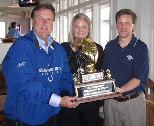 Indianapolis Colts won the Designated Driver Challenge. They were recognized by TEAM Coalition and Bud Light on March 23, 2012.