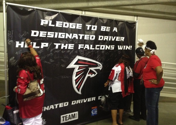 Atlanta Falcons, TEAM Georgia Promote Bud Light Good Sport Designated Driver Challenge