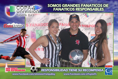 TEAM Coalition Joins Coors Light and J.J. Taylor for  Responsibility Has Its Rewards Promotion at  2013 Copa Univision