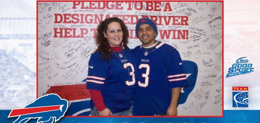 Responsible Buffalo Bills Fans Rewarded at Bud Light Good Sport Designated Driver Challenge Rivalry Game