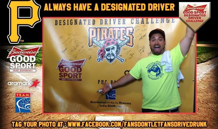 Responsible Pittsburgh Pirates Fans Rewarded at Budweiser Good Sport Designated Driver Challenge Series