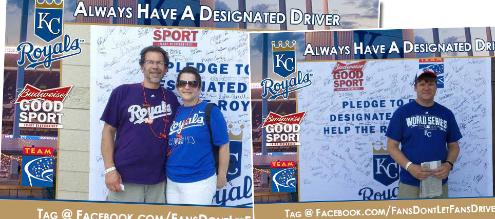 Royals Fans Always Have a Designated Driver