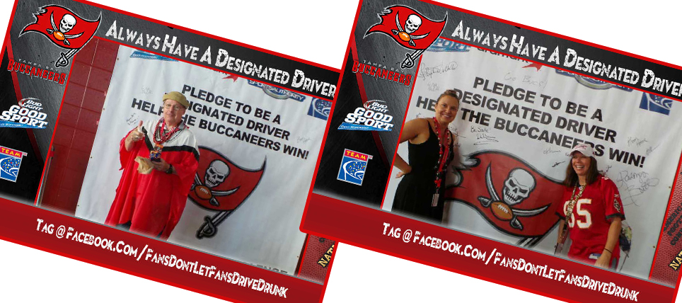 Tampa Bay Buccaneers Fans Always Have a Designated Driver