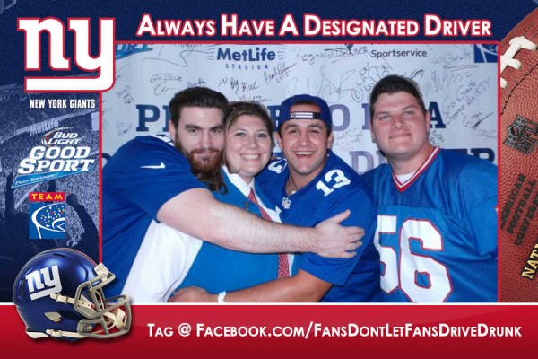 New York Giants Fans Always Have a Designated Driver 