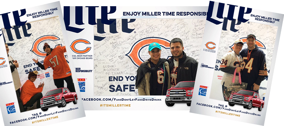 Chicago Bears, Miller Lite Reward Fans in October 2015