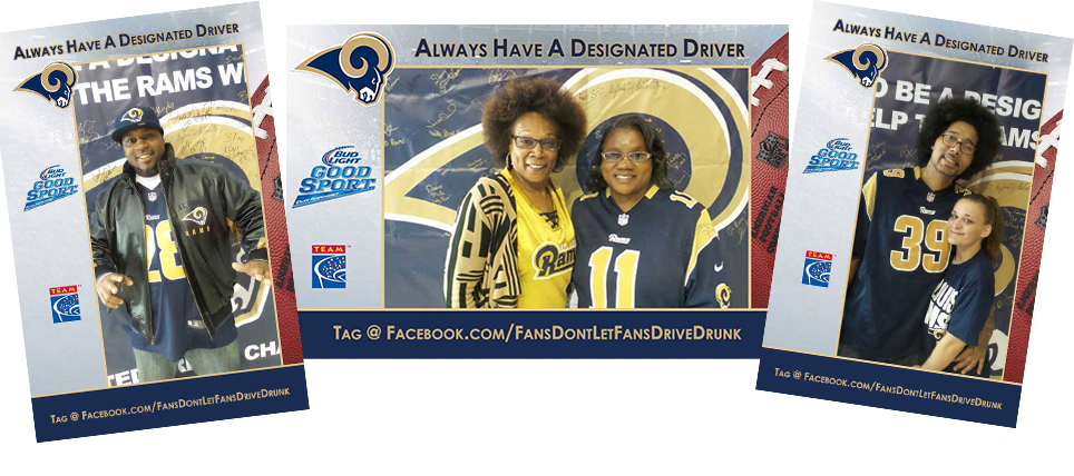St. Louis Rams Fans Compete in the Designated Driver Challenge