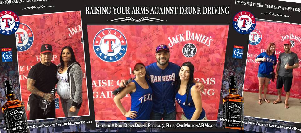 Jack Daniel’s, Texas Rangers Promote Raise One Million ARMs
