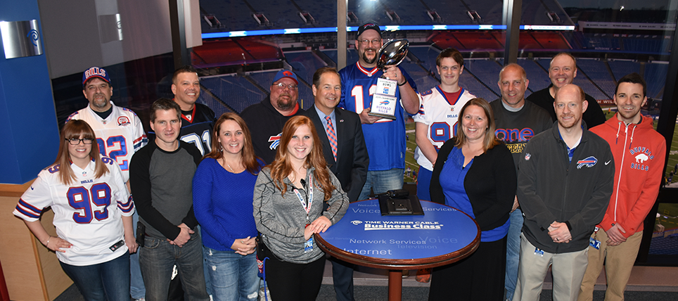 Buffalo Bills Celebrate Responsibility Bowl II Win