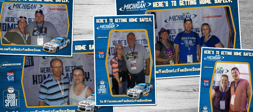 Responsible NASCAR Fans at Michigan International Speedway
