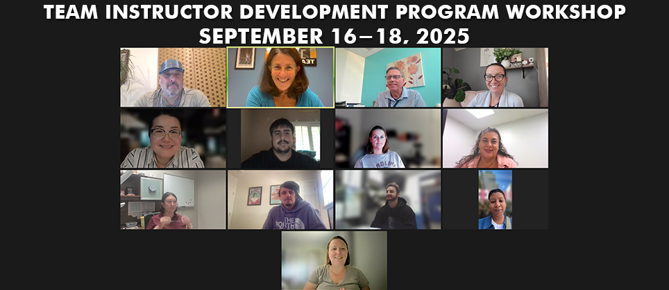 TEAM Train-the-Trainer Workshop September 2025