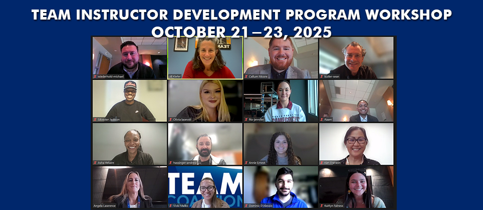 TEAM Train-the-Trainer Workshop October 2025