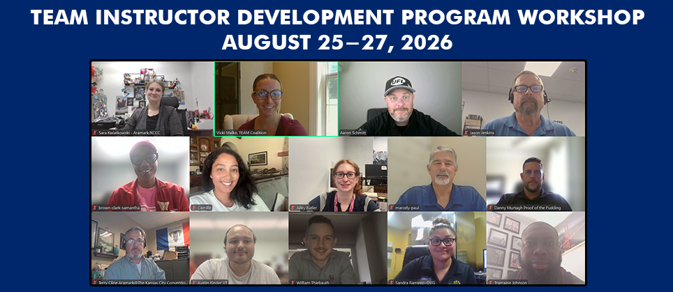 TEAM Train-the-Trainer Workshop August 2026